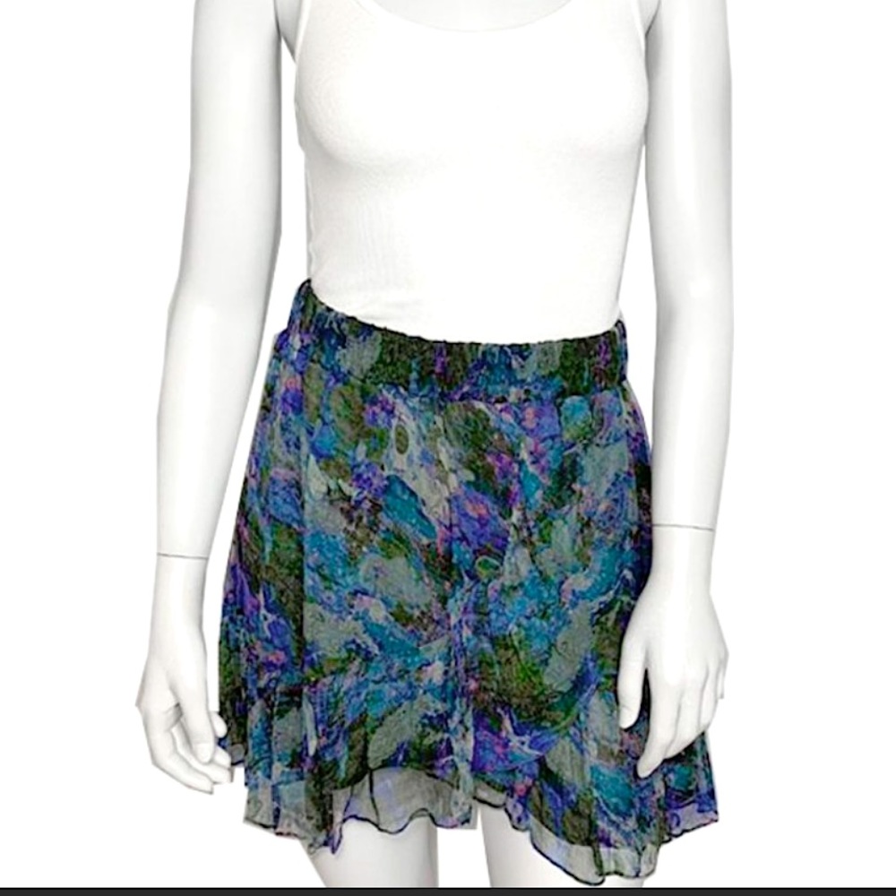 IRO High Waist Ruffle Mini Skirt
